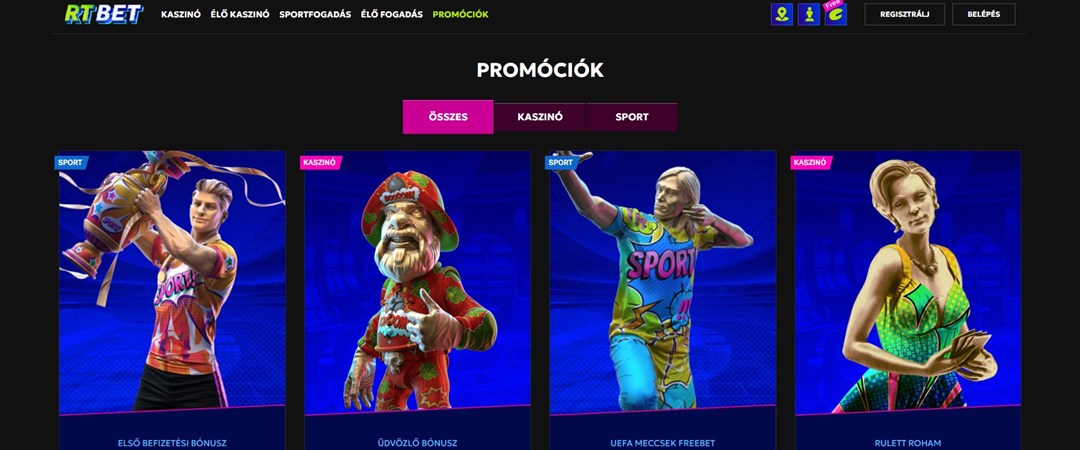 Rtbet casino és sport